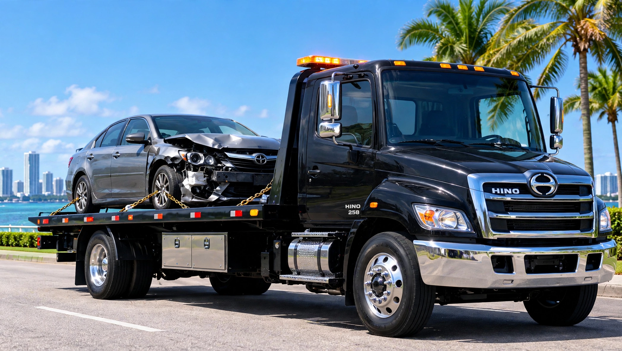 Vehicle towing and pickup in Miami